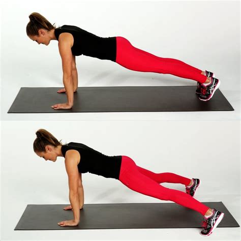 Plank Jacks Thigh Exercises Exercise Easy Workouts