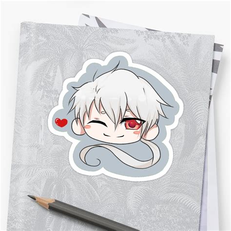 Mystic Messenger Zen Stickers By Jeffreykilljoy Redbubble