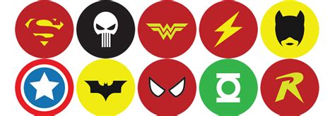 Superhero Logos Printable