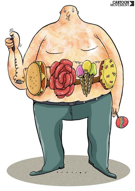 The Dangers Of Overeating And Obesity Cute Cartoon Wallpapers Art Essay Obesity Art