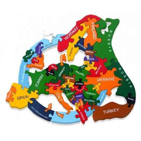 Alphabet Jigsaw Map Of Europe Little Dreamers