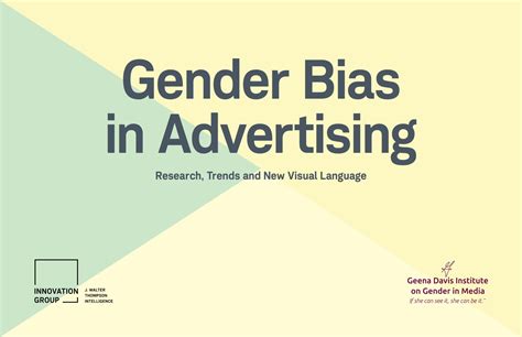 Gender Bias In Advertising