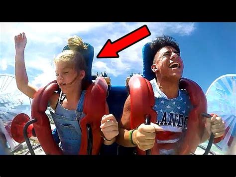 Slingshot Ride Fails Hot Girl Fail On Slingshot Ride In Florida Funny Daily Published
