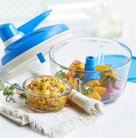 Healthy, fresh, and ready in just a few minutes, it's just like you'd learn how easy it is to make fresh and delicious salsa right at home and enjoy with tortilla chips. Southwest Mango Salsa | Tupperware Blog: Discover Recipes ...