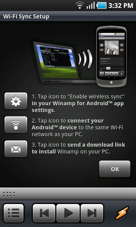 Winamp Media Player Now Available On Android Features Wi Fi Sync And