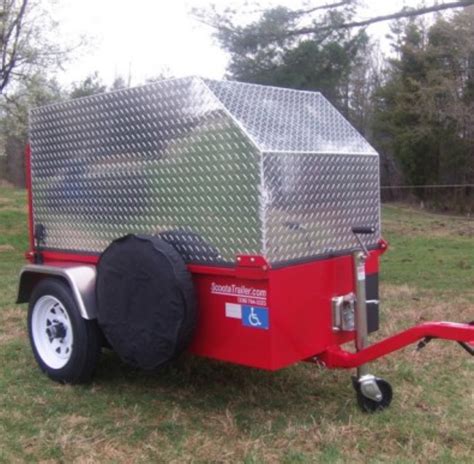 Access Mobility Equipment Small Enclosed Trailer For Wheelchairs And