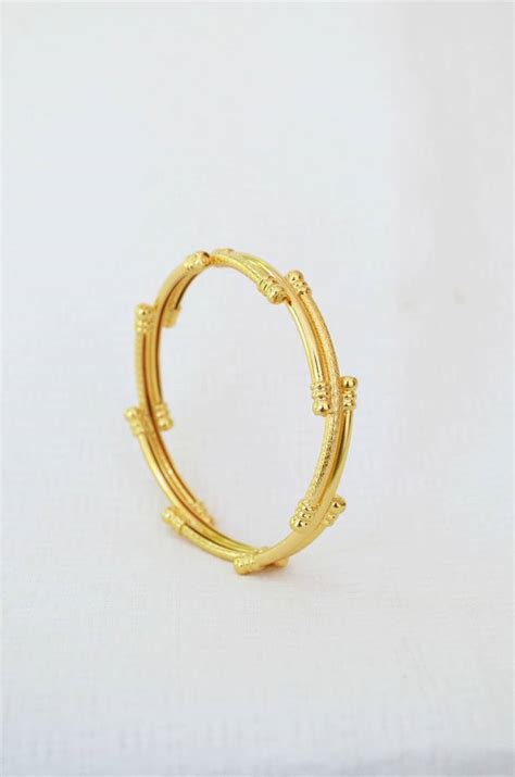 Gold Plated Bangle Itscustommade 529531