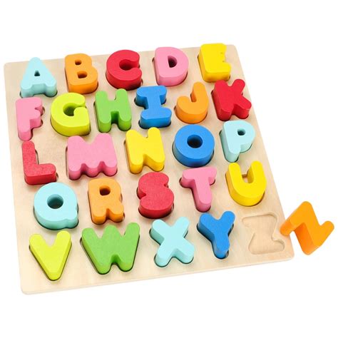 Wooden Alphabet Puzzle Smyths Toys Uk
