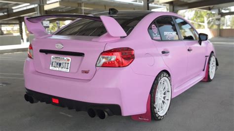 Bubble Gum Pink Subaru Wrx Sti Edit Youtube
