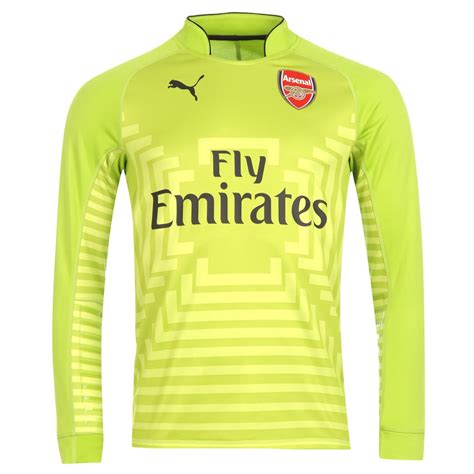 Reflecting a glittering football history. Puma Arsenal Mens Away Jersey 2014 2015 Goalkeeper Green/Black Football Soccer
