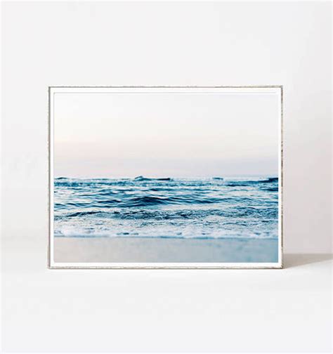 Ocean Print Beach Print Coastal Print Blue Water Print | Etsy