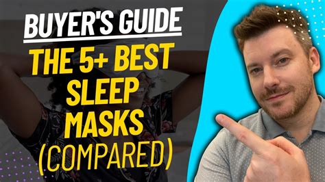 top 5 best sleep masks sleep mask review 2023 youtube