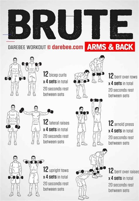 Day At Home Dumbbell Workout Plan Pdf For Burn Fat Fast Fitness And