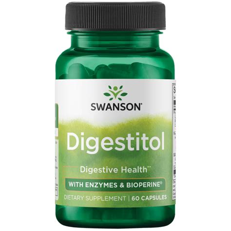 Swanson Digestitol Natural Digestive Health Support Featuring