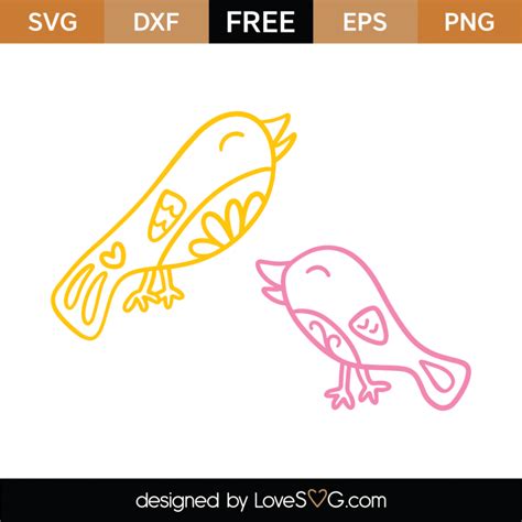 Free Birds SVG Cut File - Lovesvg.com