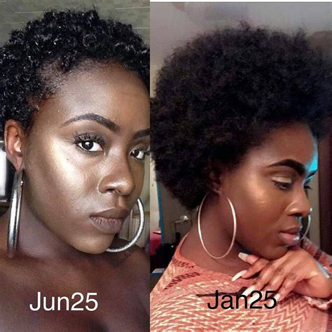 Before And After 6 Month Natural Hair Growth These Will Be The 10