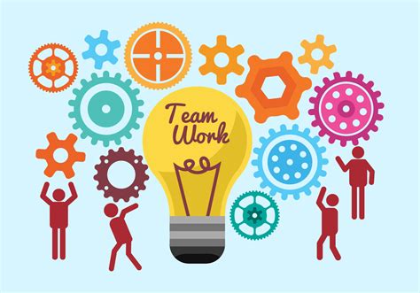 Employee Teamwork Clipart