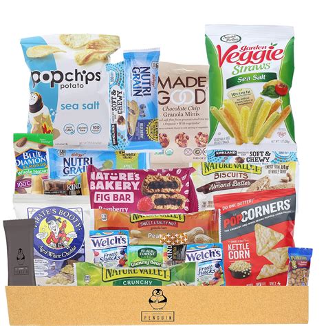 Healthy Snacks Care Package 20 Count Variety Snack Pack Assortment Of Nuts Bars