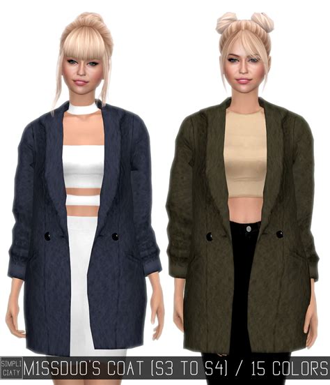 M1ssduos Coat Best Sims Sims 2 Gal Gabot Mantel Accessories Jacket