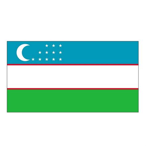 Uzbekistan Flag | Wonderful Flag | 3X5FT | 100% Polyester | All World
