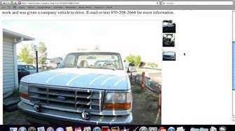Are there any check engine do you have the service records? Craigslist Colorado Used Cars for Sale by Owner - YouTube