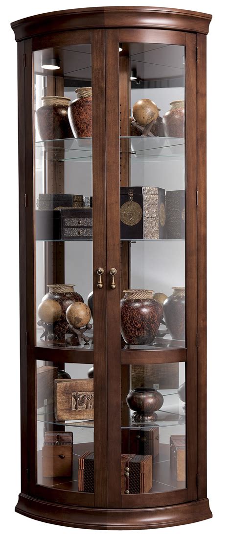 Corner Curios Chancellor Display Cabinet Rotmans Curio Cabinets