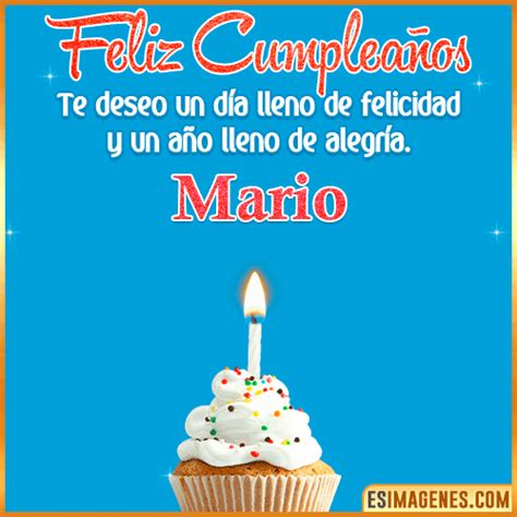 【º‿º】 Feliz Cumpleaños Mario【 ️】30 Tarjetas Y 