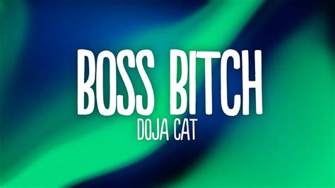 Doja Cat Boss Bitch Lyrics Youtube