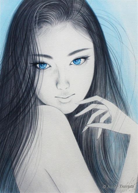 Sweet Lover By Ichiro Tsuruta Art Portrait Art Geisha Art