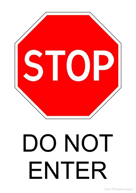 Free Printable Stop Sign Template Templates Printable Download