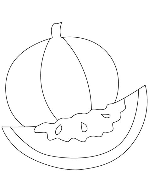 Letter size (8.5″ x 11″). Free Fruit " Watermelon " Coloring sheet