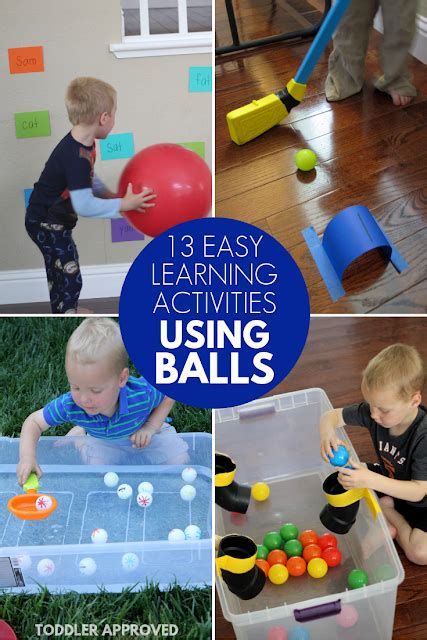 Toddler Approved 13 Simple Learning Activities Using Balls