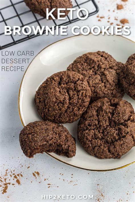 Keto Chocolate Brownie Cloud Cookies Exclusive Hip2keto Recipe Keto