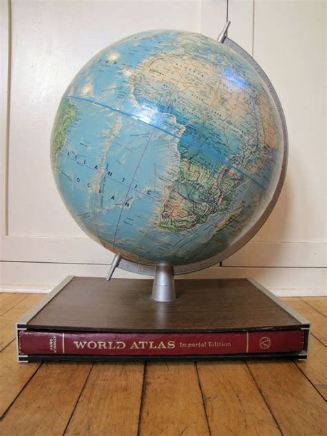 1968 Rand McNally 12 Globe with World Atlas Globe | Etsy