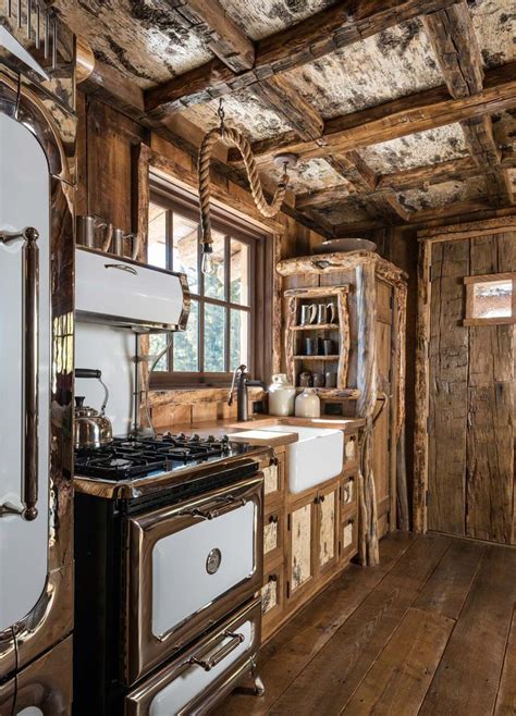 Perfect Rustic And Charming Cabin Kitchen Rustic Cabin Kitchens