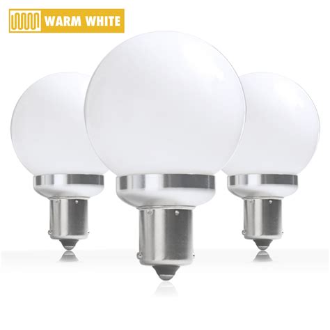 3 Pack Warm White Interior Vanity Led 12 Volt Rv Light Bulb Ba15s 1156