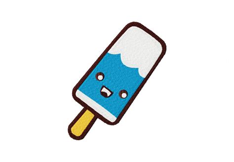 Free Cutesy Popsicle Machine Embroidery Design Daily Embroidery