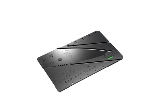 Iain Sinclair Cardsharp2 Authentic Credit Card Sized Folding Knife With