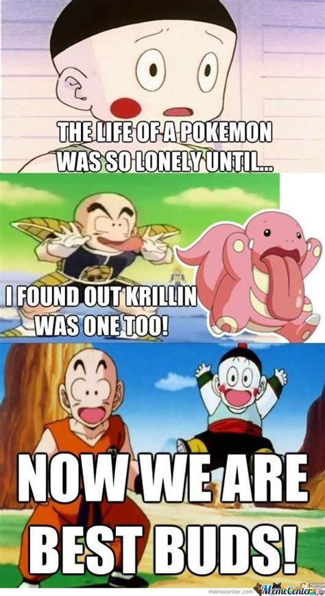 There are over 9000 memes in dragon ball. Krillin A... Pokemon!!! by seanholmes - Meme Center
