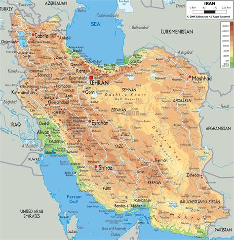 Tehran Iran Maps Maps