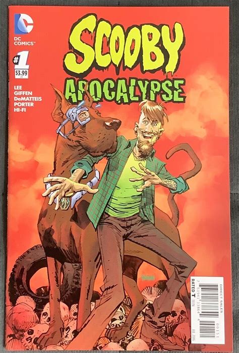 Scooby Apocalypse 1 Shaggy Variant Cover 2016 Dc Nmmt Comic