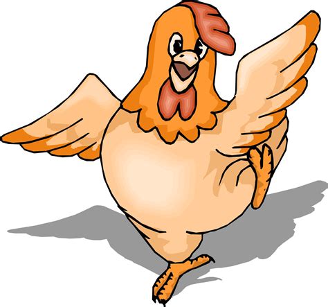 Funny Chicken Cartoon Clipart Best