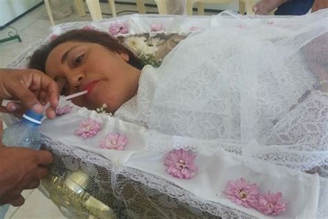 Woman Who Laid In Coffin At Fake Funeral While Friends Paid Respects Had Best Day Of Her Life