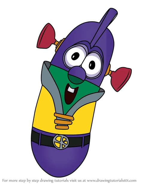 How To Draw Larry Boy From Veggietales In The City Veggietales In The
