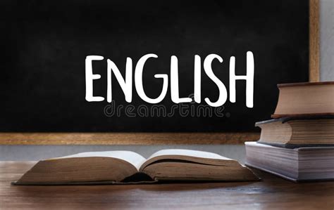 English British England Language Education Stock Photo Image Of