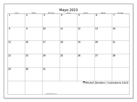 Calendario Mayo De 2023 Para Imprimir Argentina Ds Michel Zbinden Ar