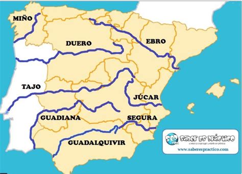 Resultado De Imagen De Rios De España Mapa Spanish Worksheets English