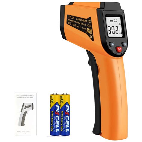 Temperature Check Sensor Gun Digital Infrared Thermometer Ir Laser