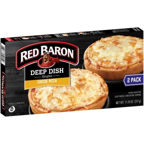 Red Baron Deep Dish Singles Cheese Frozen Pizza 2 Count 112 Oz Ralphs