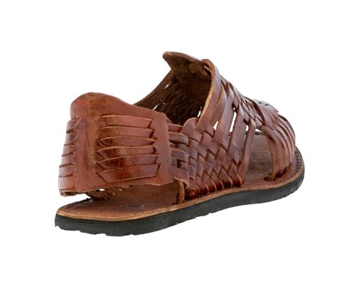 Mens Sandals Mexican Huaraches Authentic Genuine Leather Handmade Woven